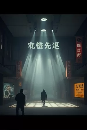 《纸鸢与风》竖版海报，广场上高飞的风筝